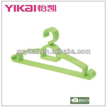 PP plastic hangers wholesale with a tie rack and trousers bar